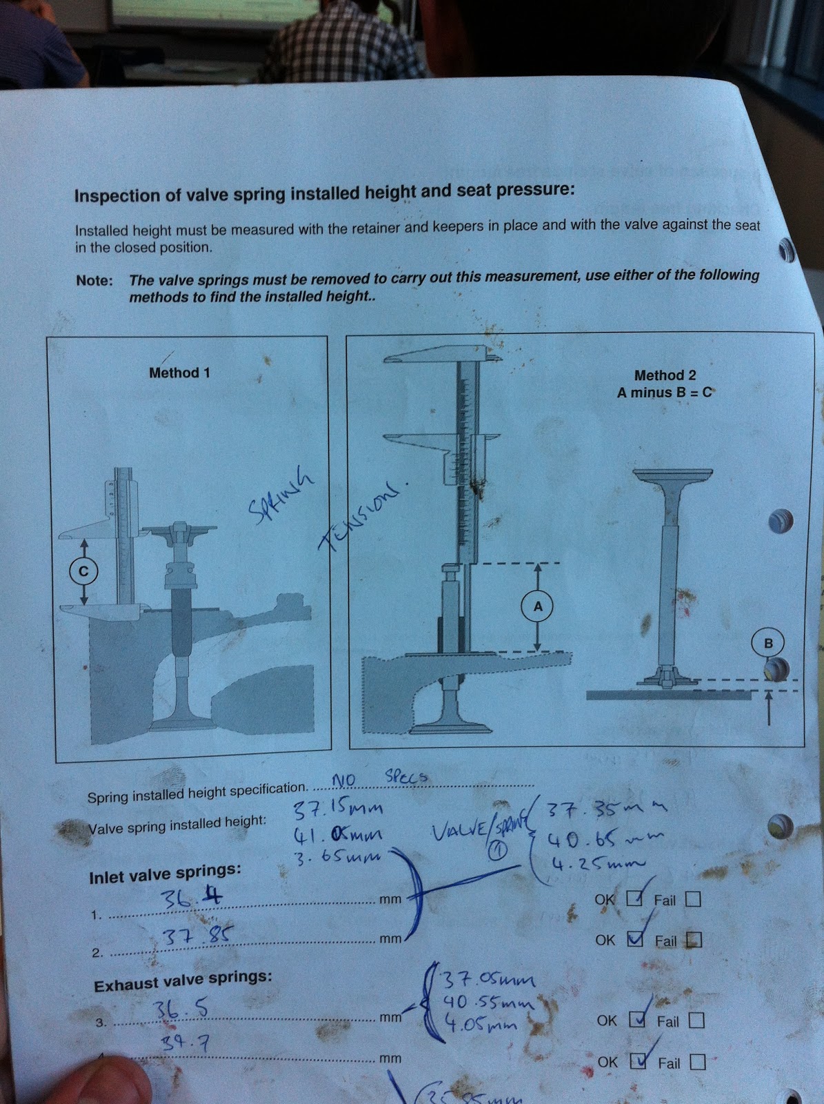 Certificate in Applied Technology Automotive Engineering Cylinder Head
